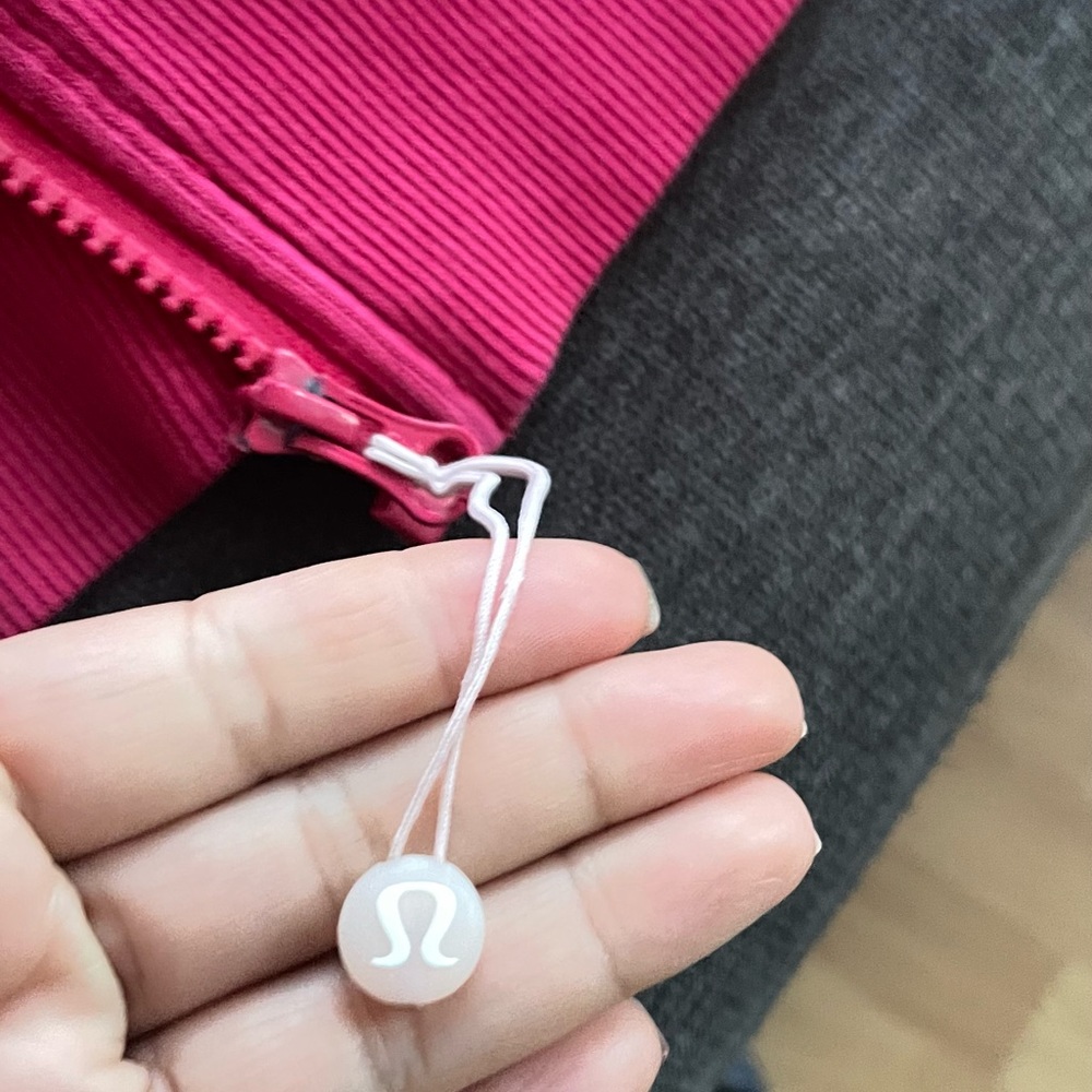Lulú scuba full- Zip hoodie pink size 6